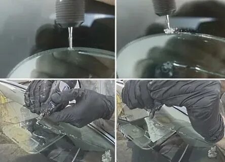 Сверлим лобовое стекло