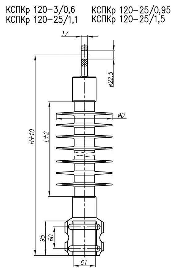 Консольный полимерный изолятор КСПКР 120-3/0.6-П. Изолятор КСПКР 120-25/0.95-П. Врезной изолятор НСПКР 120-3/0. Разрушающая нагрузка изолятор НСПКР 120/3. 120 3.3