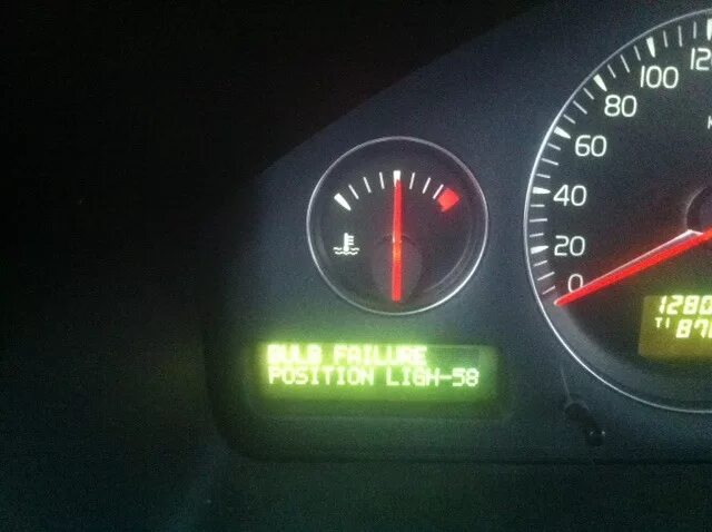 Bulb failure position light. Bulb failure position light