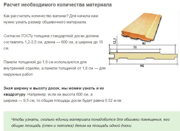 Сколько нужно вагонки для бани