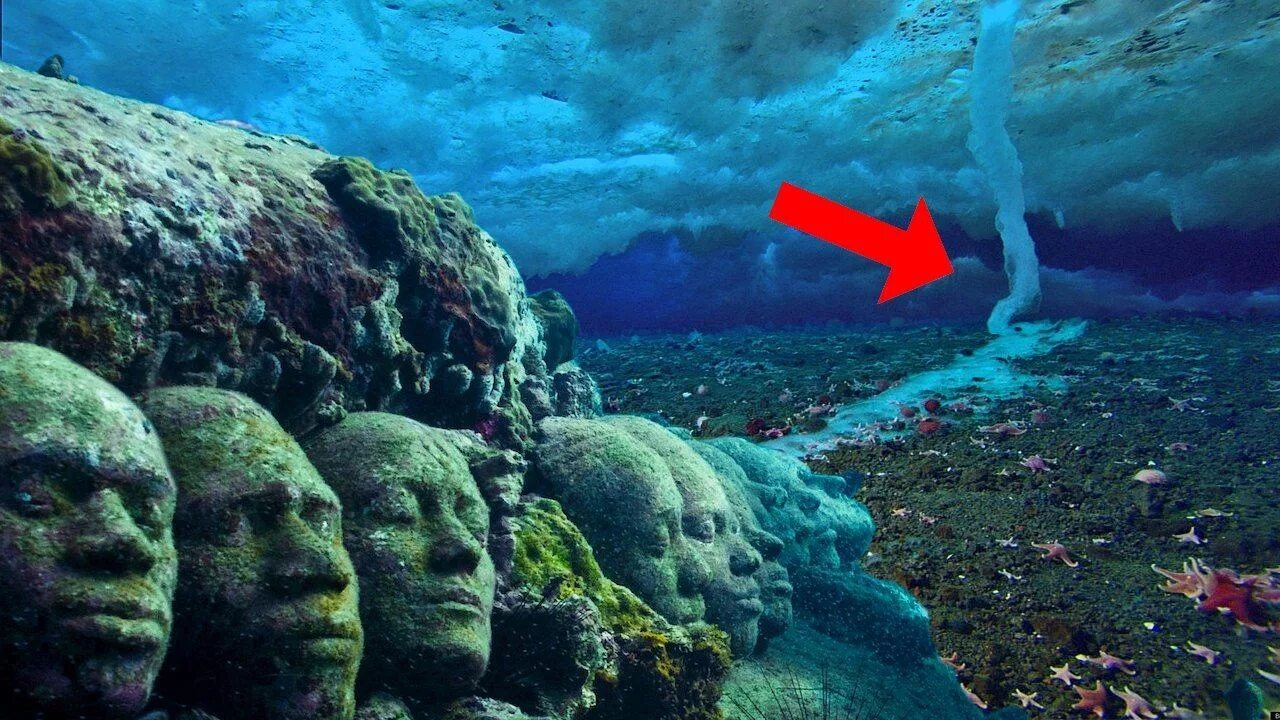 Мексиканский залив, флорида, сша. Гольфстрим водоворот. Водоворот сальстраумен. Океанское дно. Красное море цветение водорослей.