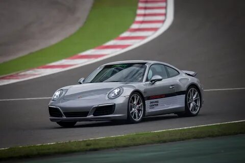 Porsche driving