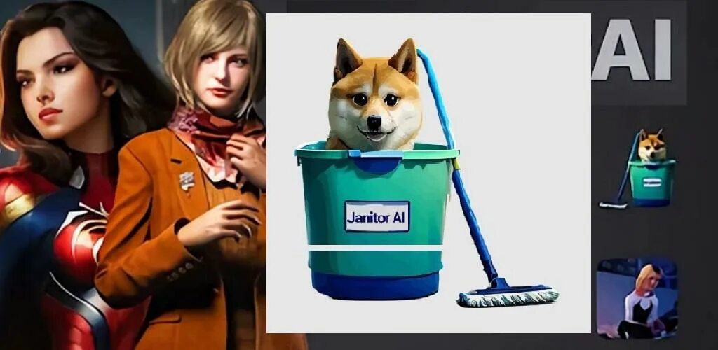 Janitor приложение. Janitor ai. значок janitor ai. janitor ai reddit. angel gabby janitor ai.