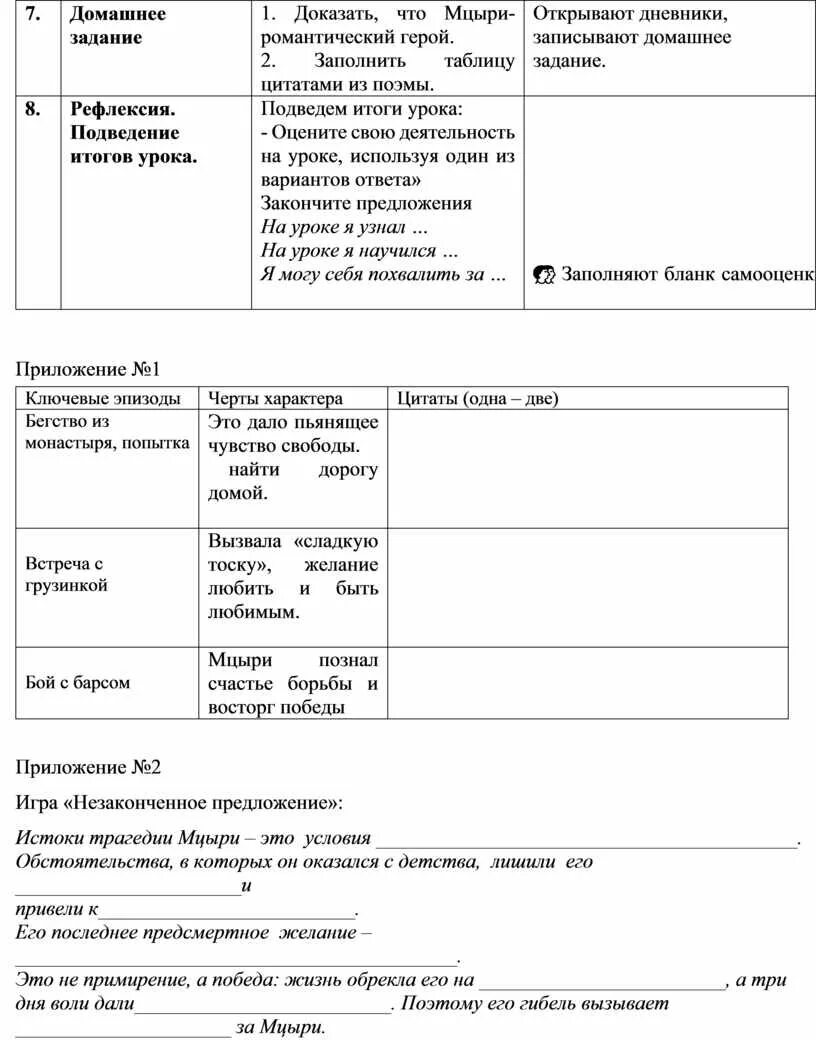 Таблица по мцыри 8 класс литература Картинки КАКОВА ИСТОРИЯ СУДЬБЫ МЦЫРИ