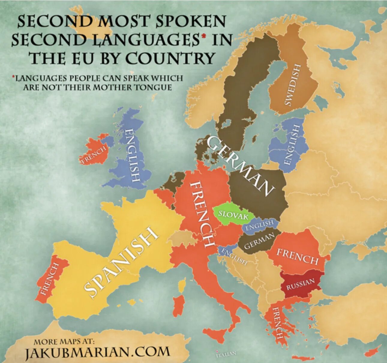 Spoken language перевод. Карта languages in Europe. Языки Европы. Языки старой Европы. Second most spoken language in Europe.