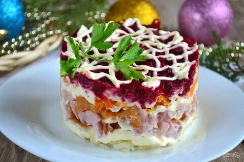 Яблоки под шубой рецепт классический