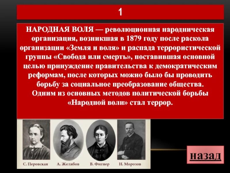 Участники какой революционной организации. Народная Воля 1879 участники. Народная Воля Революционная партия. Руководители организации народная Воля в 1879 1884. Народная Воля 1879-1881г..