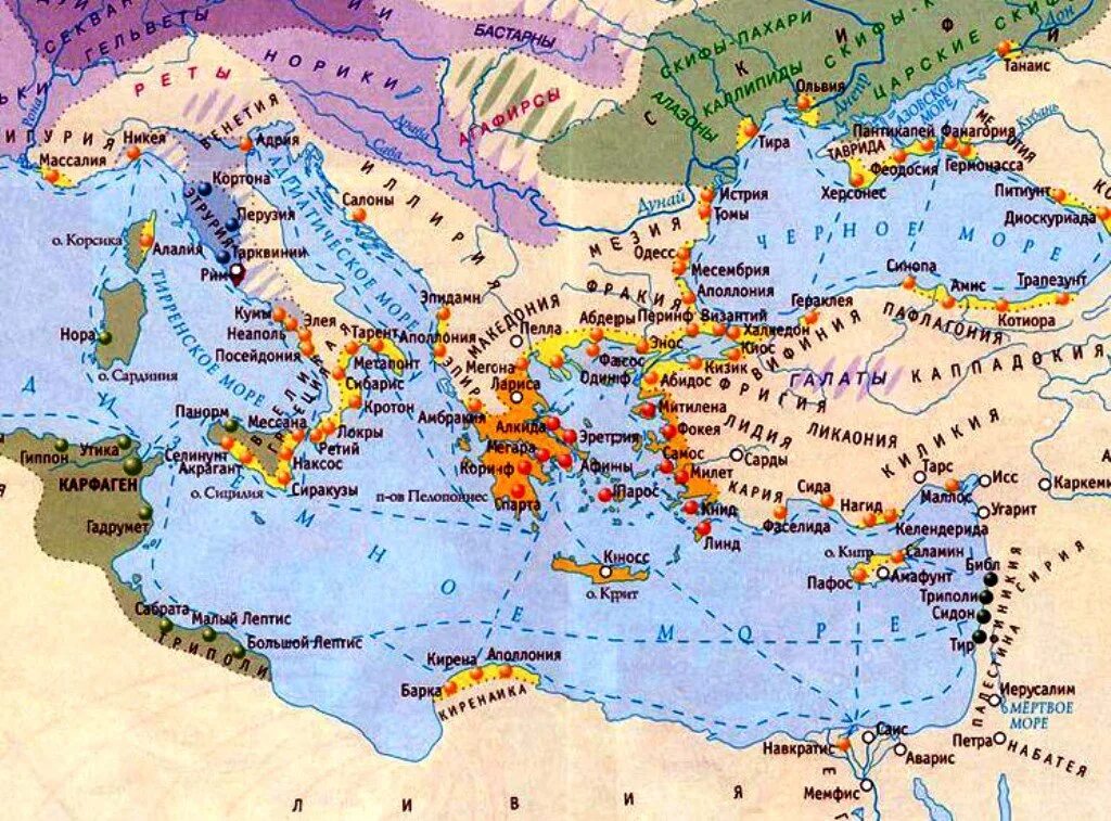 Древняя Греция на карте Средиземноморья. Средиземноморье v век до н.э. карты. Средиземное море на карте древней Греции. Карта древней Греции и древнего Рима. Карта государств древней греции