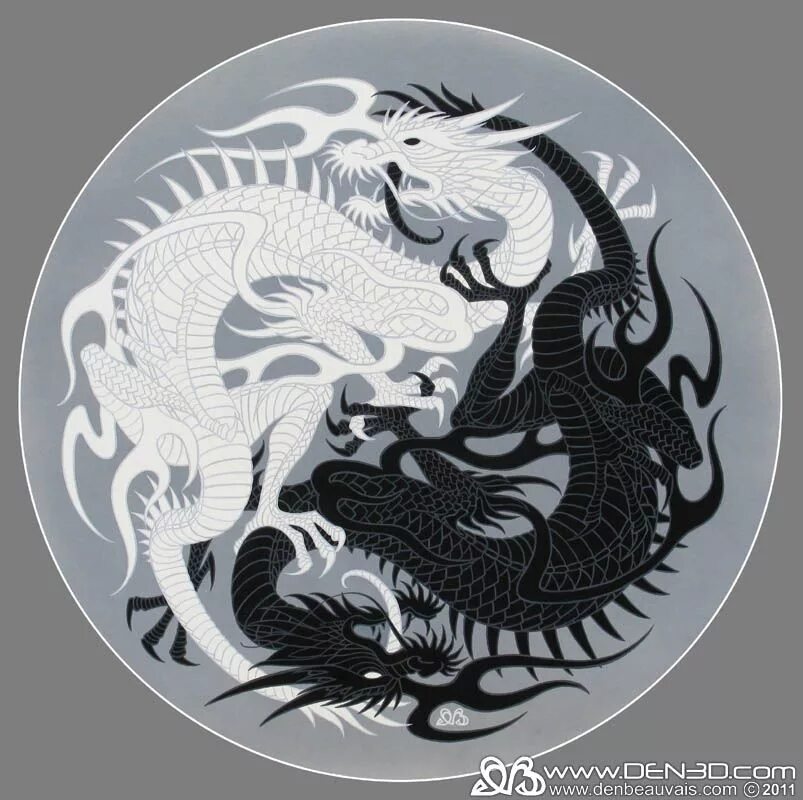 Дракон уроборос инь янь. Инь ян феникс и китайский дракон. Китайские старинные мифические существа дракон тигр. Китайский дракон и тигр инь янь. Дракон и феникс китай инь янь.