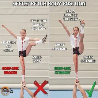 Cheer IQ on Instagram: "Let’s go over DO’S and DONT’S in heel-stretch.