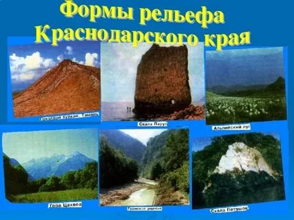 Кубановедение 8 класс рельеф и полезные ископаемые