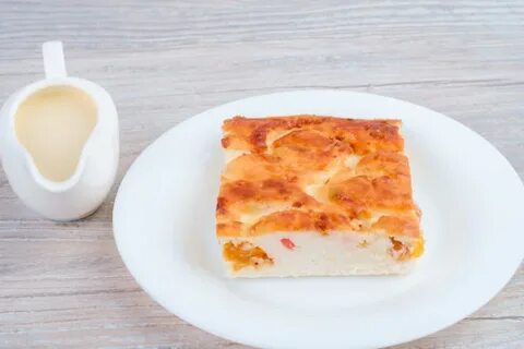 Творожная запеканка с молоком