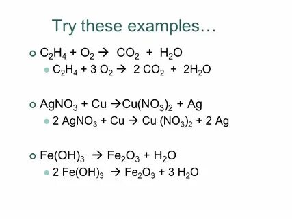 Fe co h2o