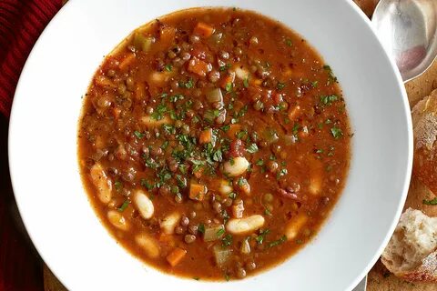 Постный суп из фасоли рецепт
