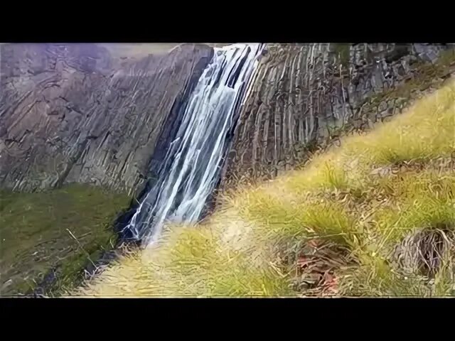 Водопад мужские слезы Теберда. Родник Марьины слезы.