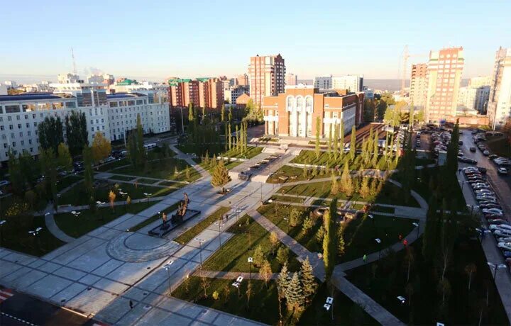 Фото кировского района уфы Советский район с высоты птичьего полёта