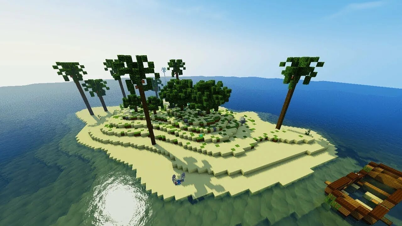 Поставь island. Minecraft необитаемый остров. Необитаемый остров майнкрафт 1.12.2. Остров в МАЙНКРАФТЕ.