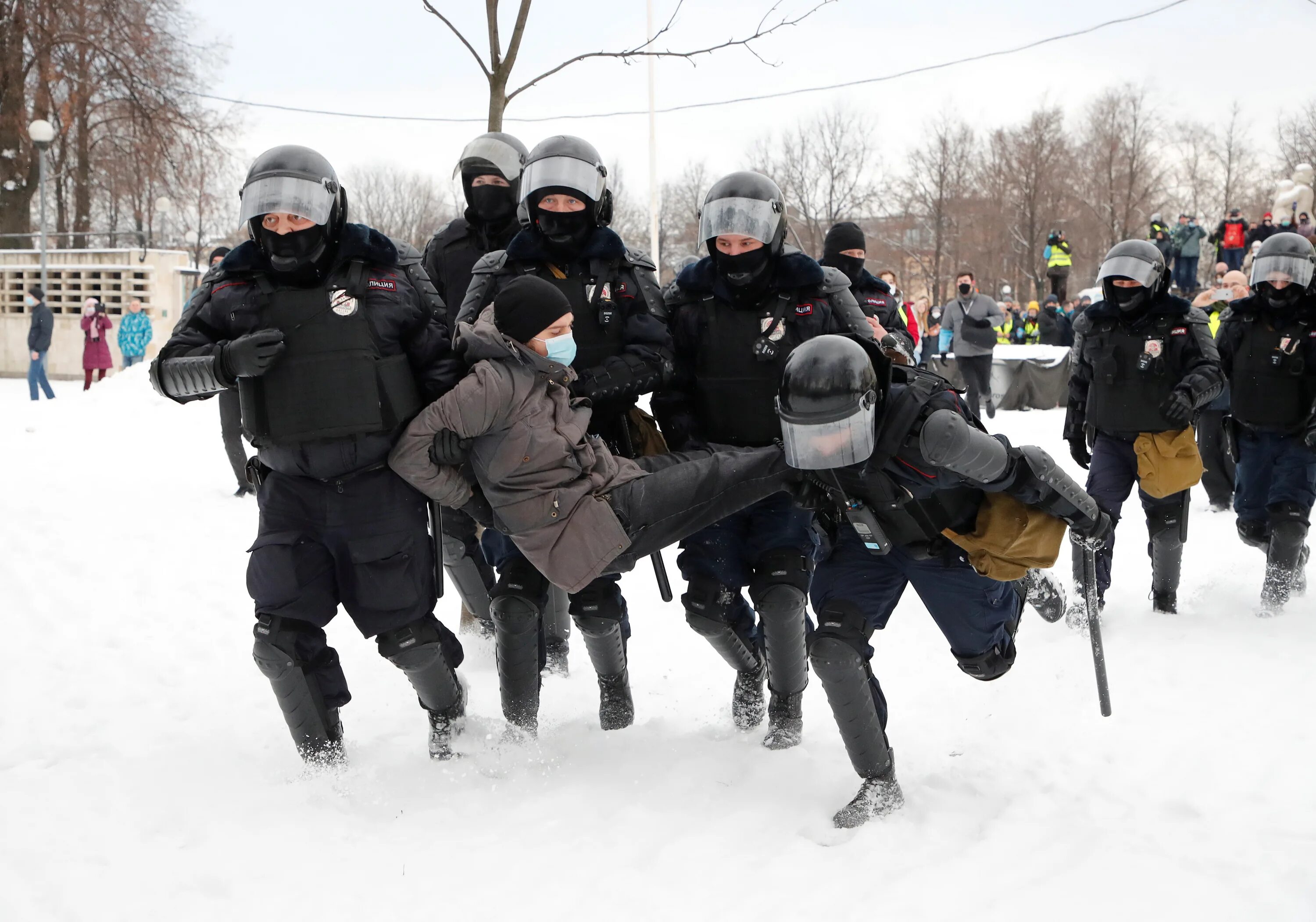 ОМОН 2021. Митинг 31 января 2021 в Москве. Москва протесты ОМОН 2021. Митинг 31