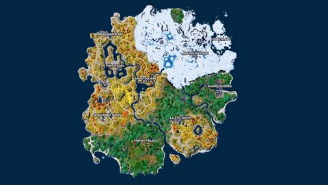 Fortnite chapter 2 map