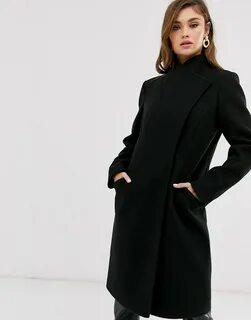 Пальто черное женское