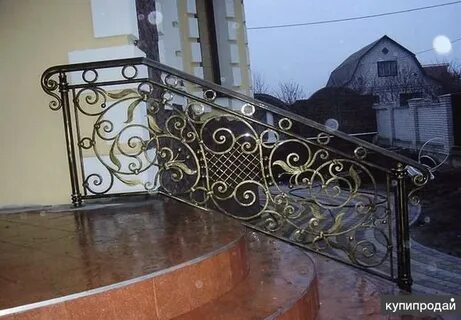Перила кованые фото proff reshetki