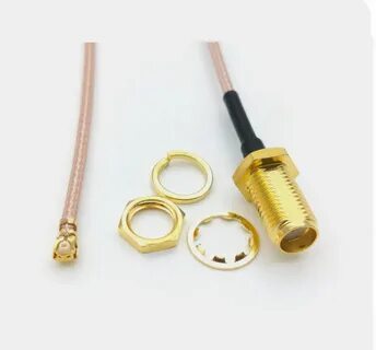 Комплект пигтейлов SMA-female - U.FL (IPEX), кабель RG316, 50 Ом, 20 см, 6 ...