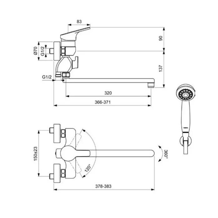 Lemark standard lm2109c. Смеситель для ванны диаметр присоединения. Диаметр под смеситель в ванну. Излив для смесителя elghansa. Чертёж смесителя для ванной.