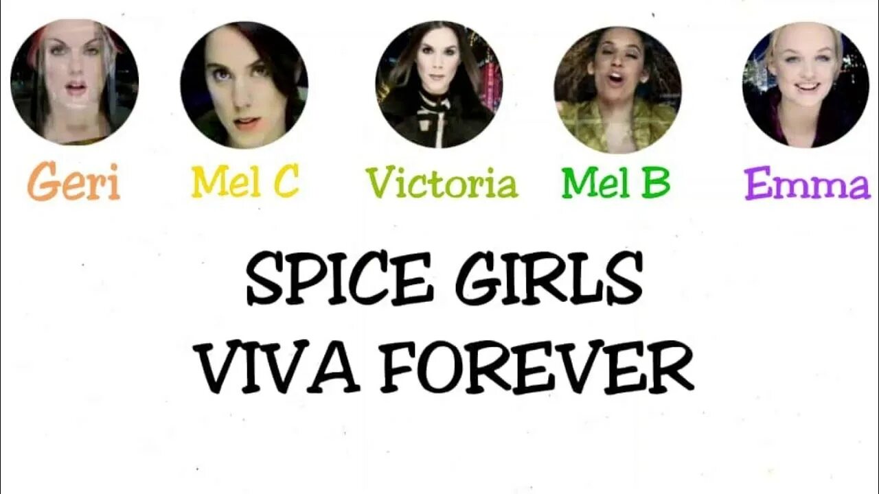 Тексты spice girls. Вива форева Spice girls. Viva Forever Spice girls текст.