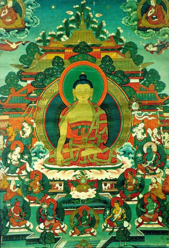 Будда земли. Акшобхья Будда изображение. Танка Будда Акшобхья. Тонпа Шенраб. Будда митугпа.