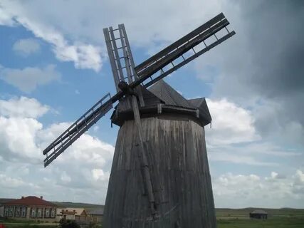 Мельница настоящая