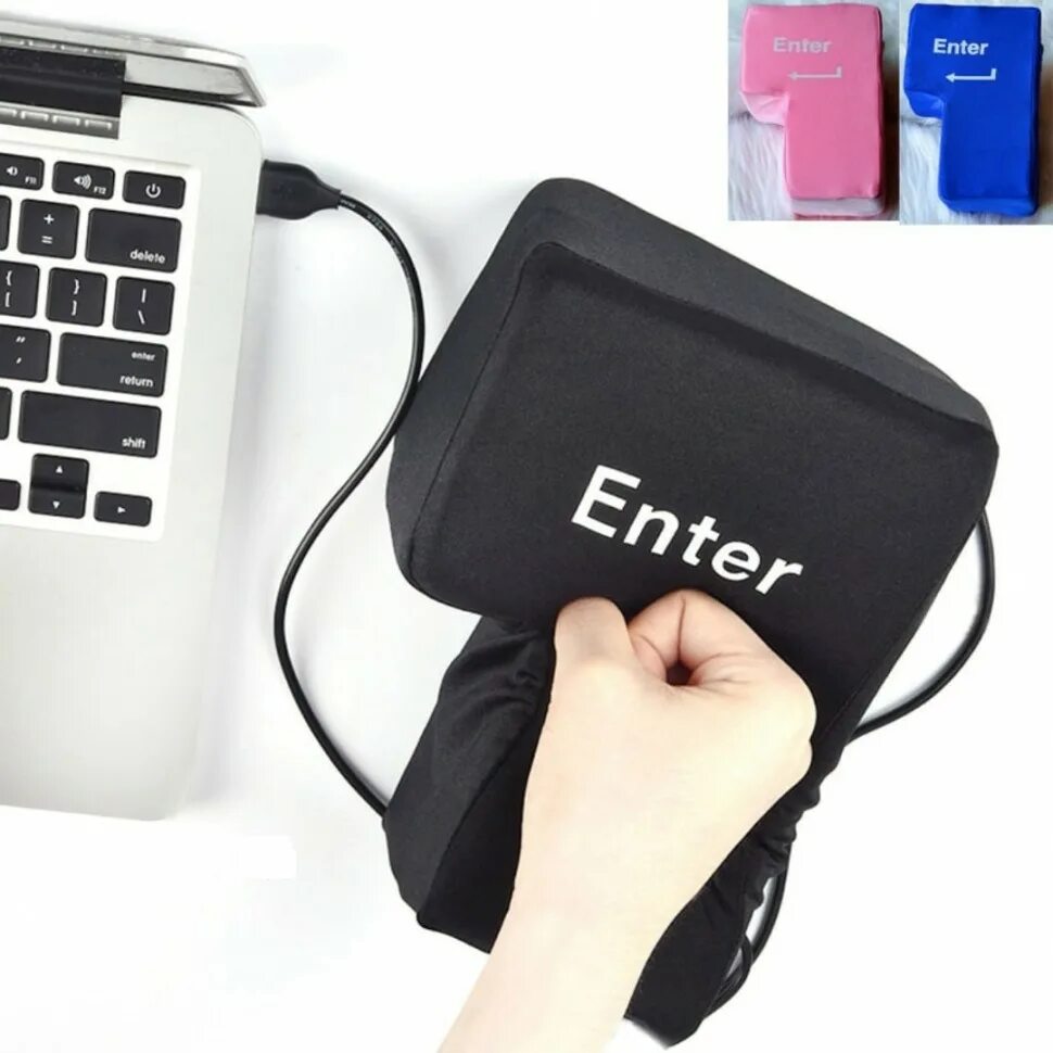 Большая кнопка энтер. Подушка для ключа. Подушка энтер антистресс. Гаджеты в подарок. Большая кнопка enter.