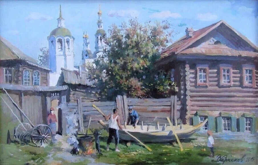 Художник родился. Харченов художник Енисейск.