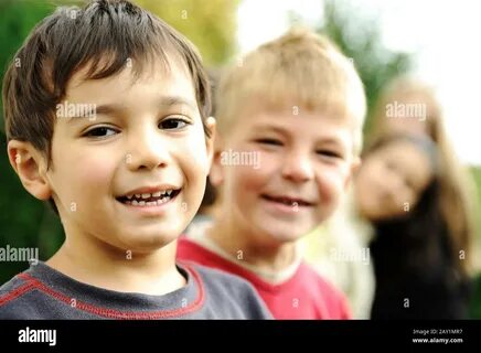 All children together