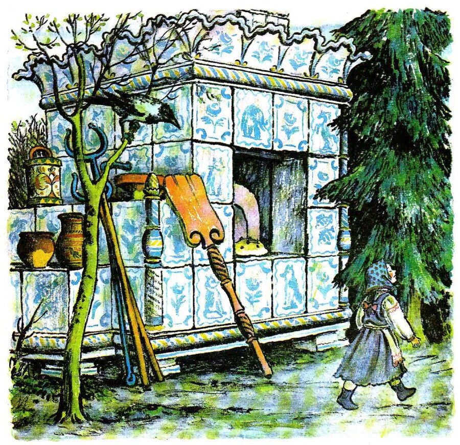 Одоевский мороз иванович ленивица. Ленивица в сказке мороз иванович одоевского. Мороз иванович нянюшка рукодельница и ленивица. Мороз иванович. Какой предмет встретился рукодельнице в колодце.