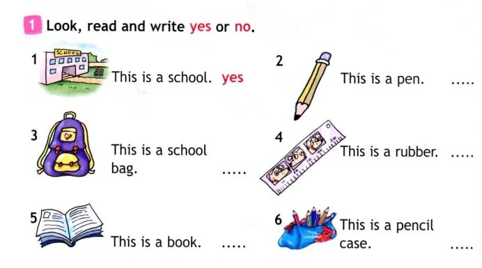 С английского на русский pens. Задания по английскому Schoolbag. Английский look and write. Look,read and write по английскому. Look read and write Yes or no.