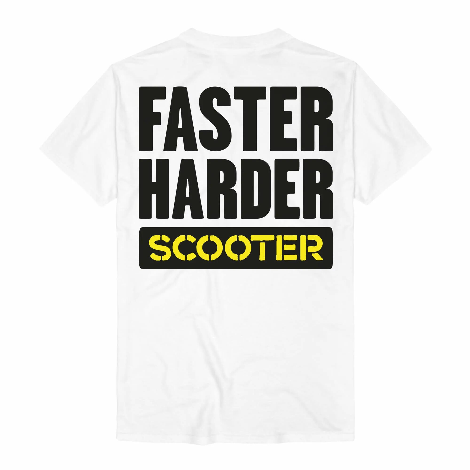Faster harder text. Футболка скутер. scooter faster harder t-shirt. футболка скутер 90. майка самокат.