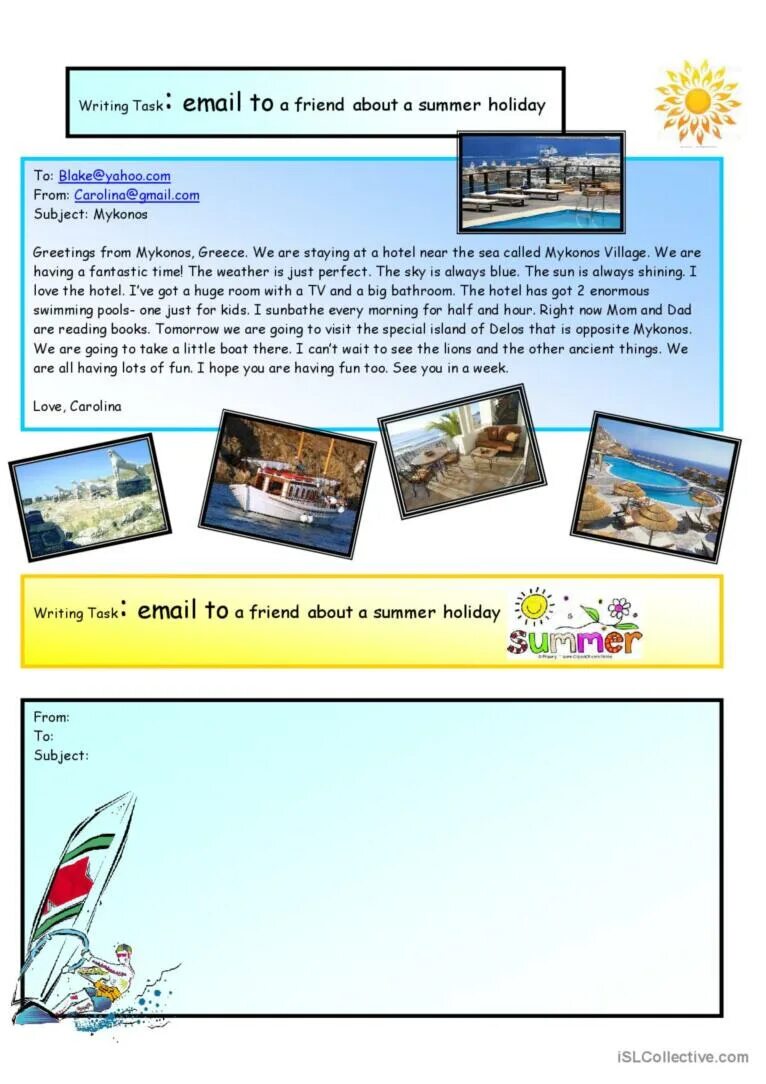 Writing an e-mail. Письмо Summer Holidays. Summer Holidays задания. Email about Holidays. Holiday написал