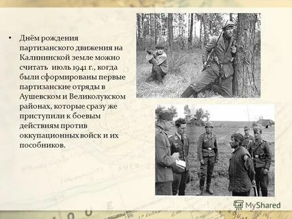 Первые партизаны в истории