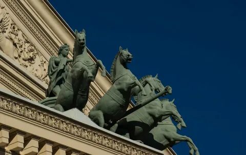 Квадрига на большом театре в москве