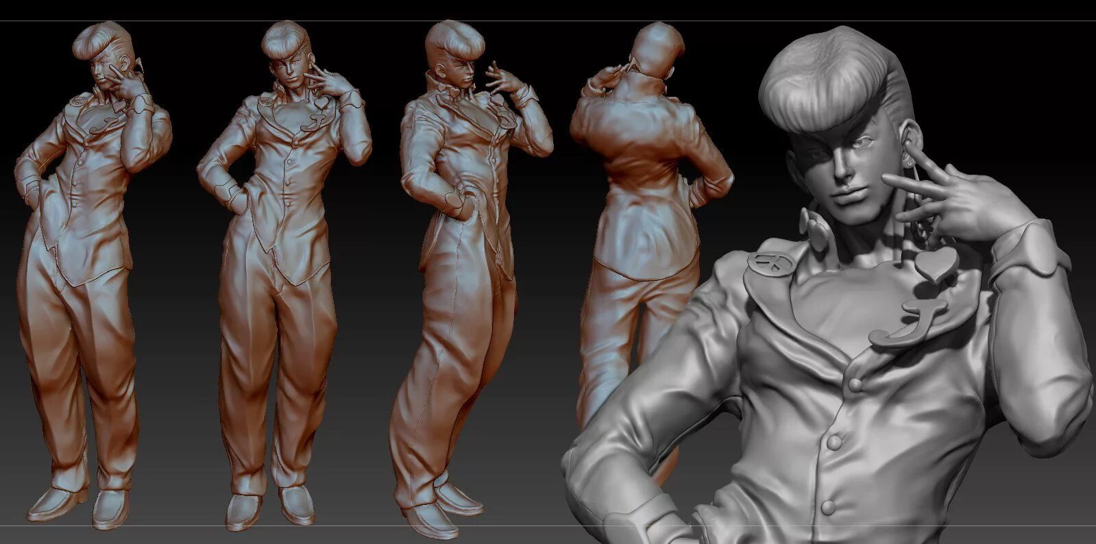 Jojo 3d models. Джоджо 3д. дио модель jojo. jojo zbrush. 3д модели джоджо.