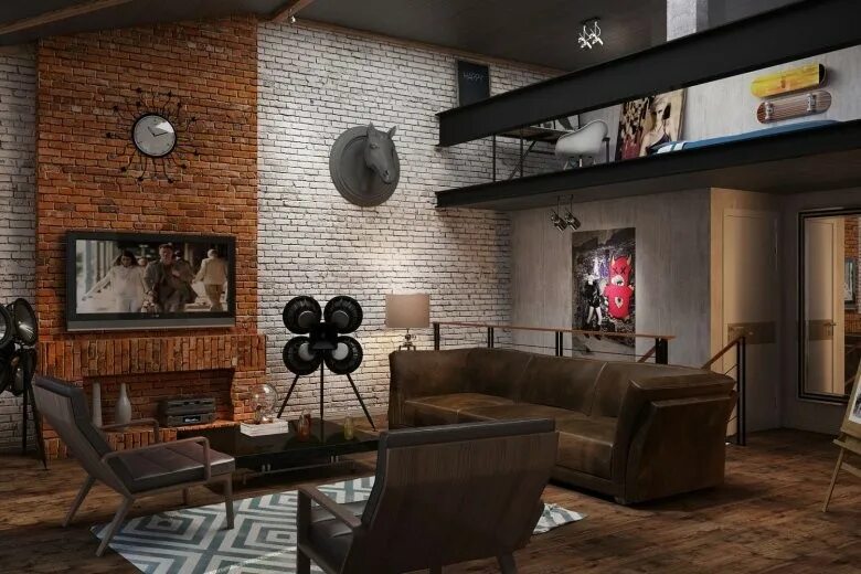 Стиль лофт в интерьере загородного дома фото the loft near me Sales & Deals
