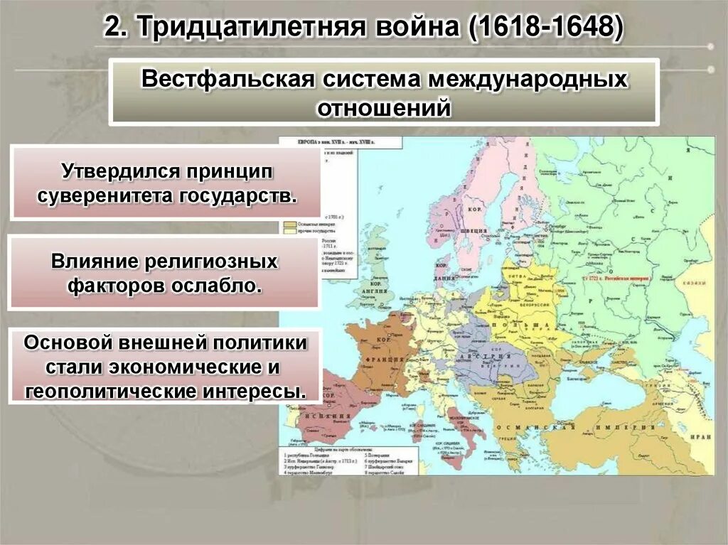 По итогам тридцатилетней войны габсбурги потерпели поражение