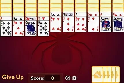 Играть в карты пасьянс паук 4