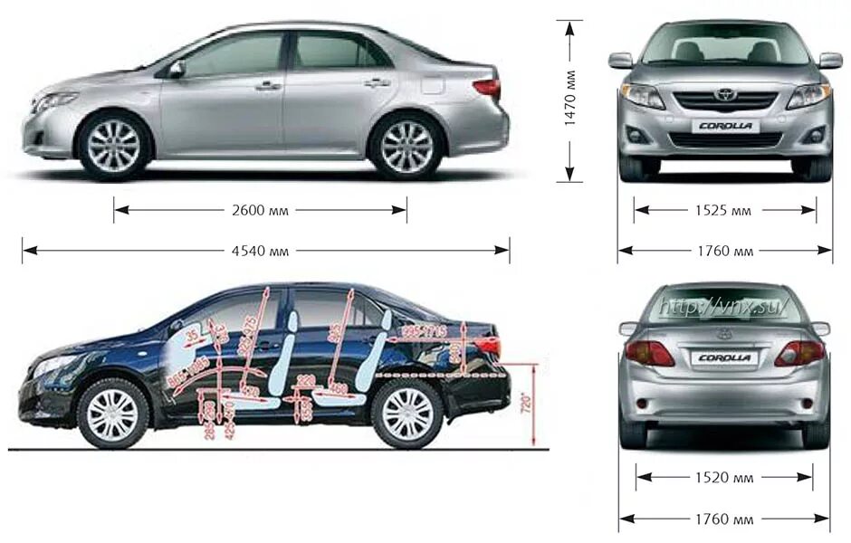 Камри габариты кузова. Toyota Corolla 150 кузов габариты. Тойота Королла е140 габариты. Габариты Тойота Королла 150. Тойота Королла 10 габариты.