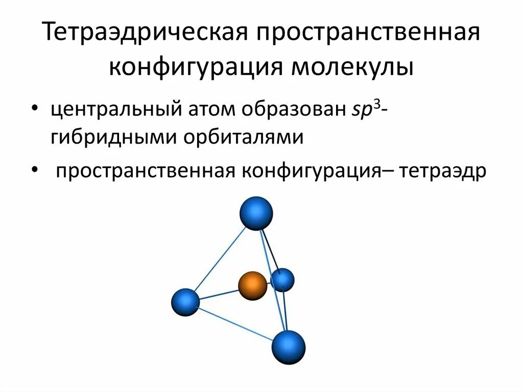 Содержит тетраэдрический фрагмент. Тетраэдрическое строение метана. тетраэдрический атом углерода. пространственная конфигурация молекул. конфигурация молекулы тетраэдрическая.