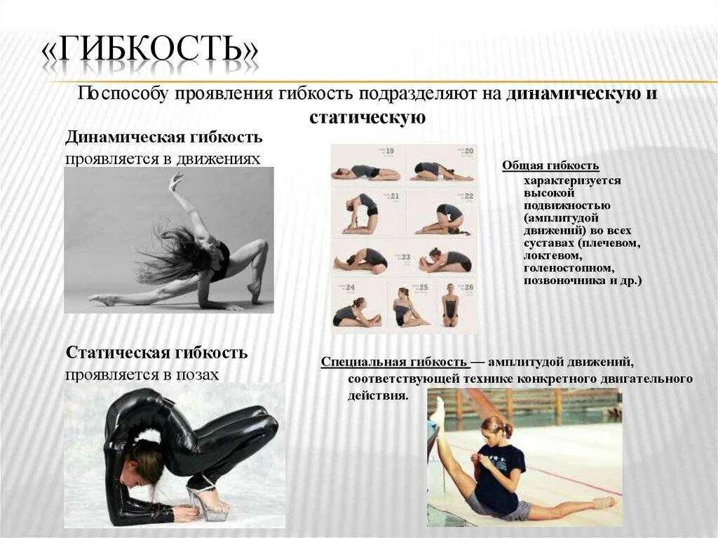Какое движение развивает гибкость. Динамическая и статическая гибкость пример. динамический метод развития гибкости. упражнения для развития гибкости. комплекс упражнений для развития гибкости.