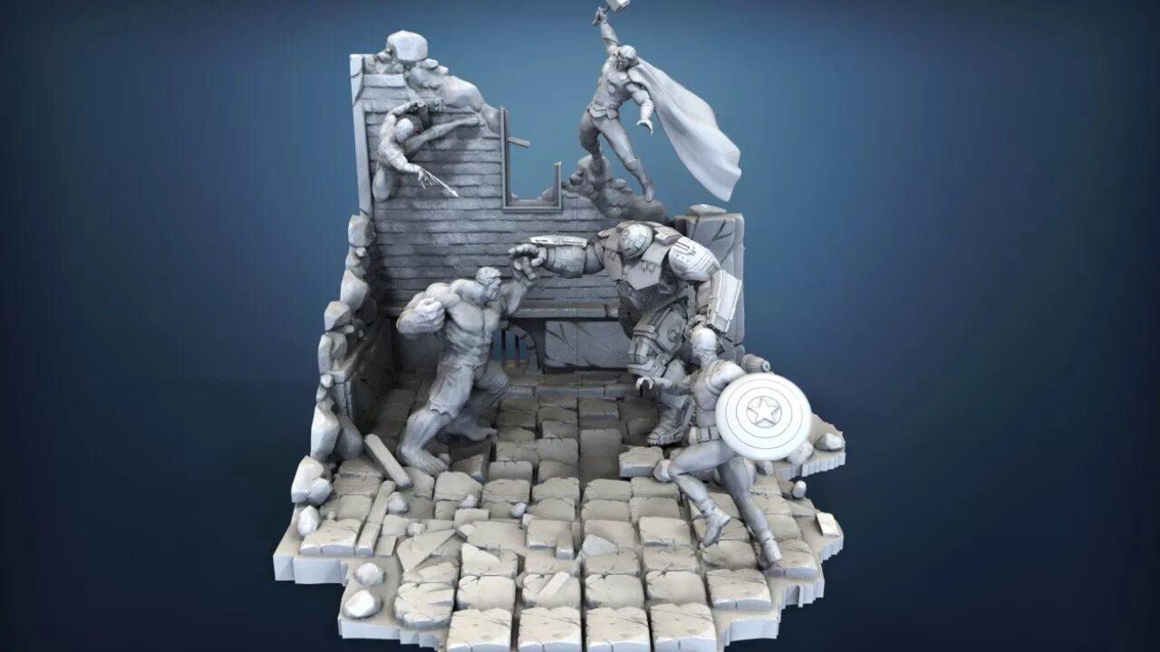 Диорама 3д модель. Блендер диорама лес. Диорама на 3д принтере. 3д диорама. Краб 3d low poly.