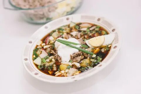 Окрошка мясная