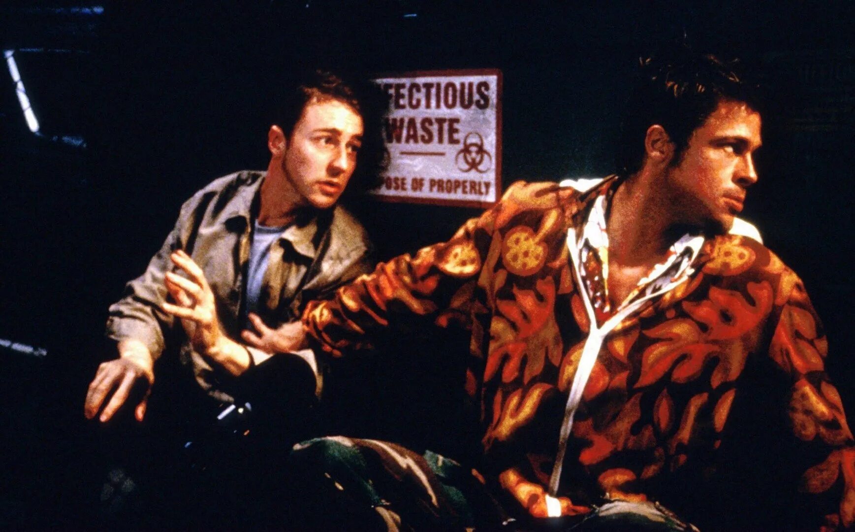 Нортон питт. Fight Club 1999.