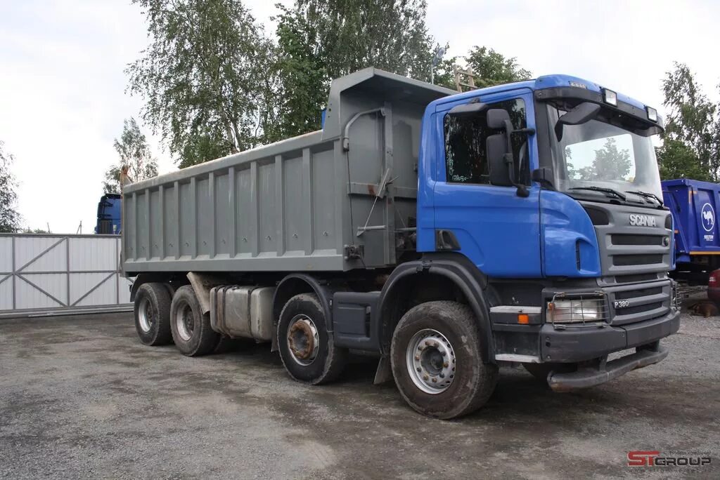 Scania p8x400. Scania p380cb8x4ehz. Скания самосвал p380 с прицепом. Скания самосвал 4х2. P 380 cb8x4ehz.